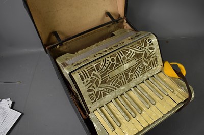 Lot 206 - A Casali accordion, made in Germany, with...