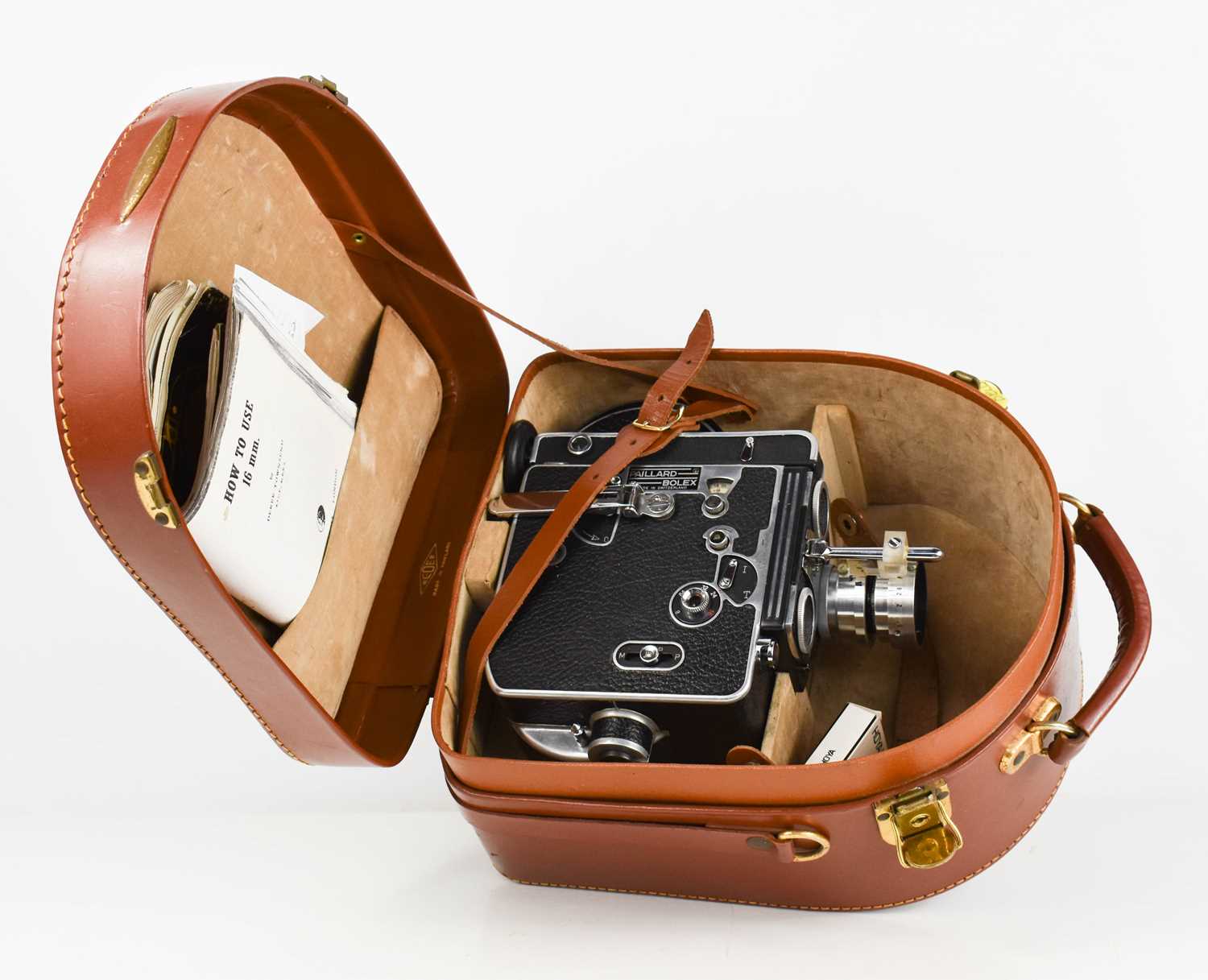 Lot 202 - A Bolex Cine camera, H16, with original case...