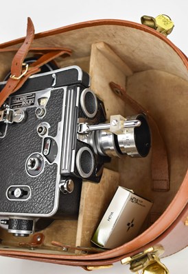 Lot 202 - A Bolex Cine camera, H16, with original case...