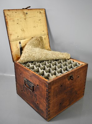 Lot 216 - A vintage Ventillator egg box, stamped Eggs to...