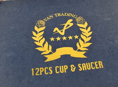 Lot 198 - A Van Trading twelve piece coffee cup and...