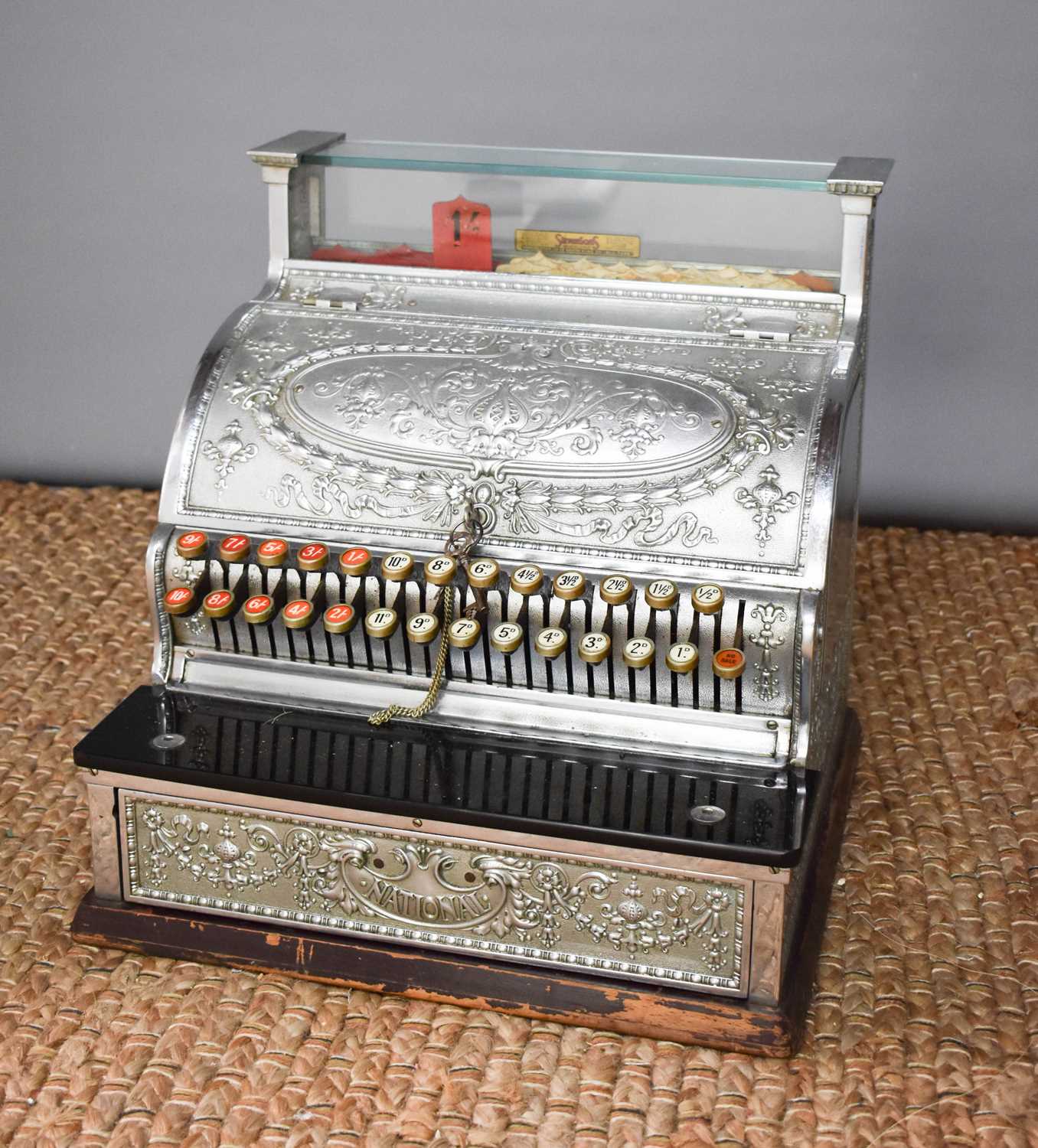 Lot 200 - A late 19th century American shop counter-top...
