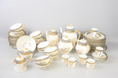 Lot 306 - Two Japanese porcelain tea and coffee sets...