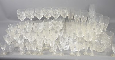 Lot 307 - A large group of mainly Stuart crystal...