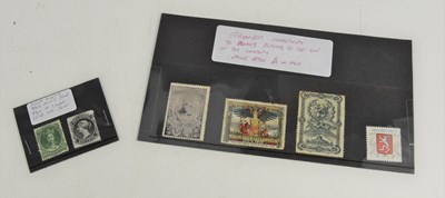 Lot 382 - Two mint Nova Scotia stamps, circa 1860, one...