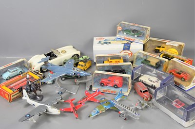 Lot 336 - A group of boxed Dinky and other diecast...