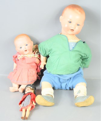 Lot 357 - Two Armand Marseille dolls both with jointed...