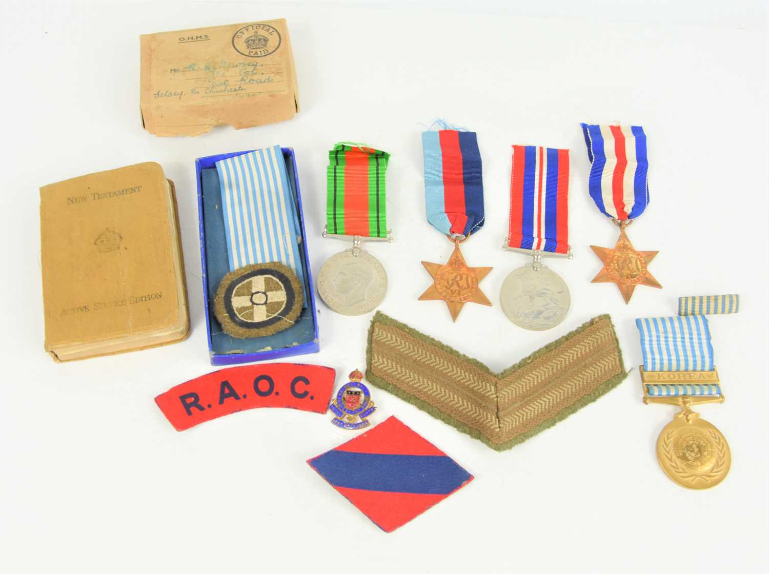 Lot 269 - A WWII medal group comprising of 1939-1945...