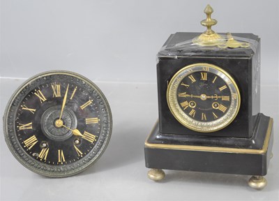 Lot 49 - A 19th century French mantle clock the signed...