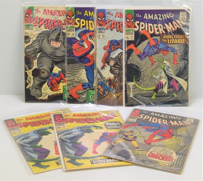 Lot 624 - Marvel Comics: The Amazing Spiderman issues 41...