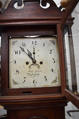 Lot 64 - A Matthew Read of Aylesham oak longcase clock,...