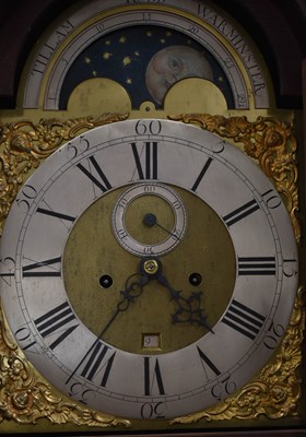 Lot 69 - A late 18th century oak longcase clock by...