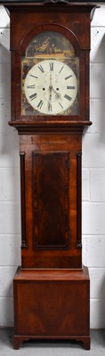 Lot 68 - A 19th century Scottish mahogany longcase...
