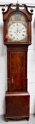 Lot 67 - A 19th century Scottish mahogany longcase...