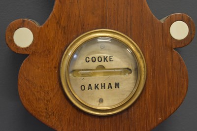 Lot 16 - A 19th century rosewood barometer by Cooke of...