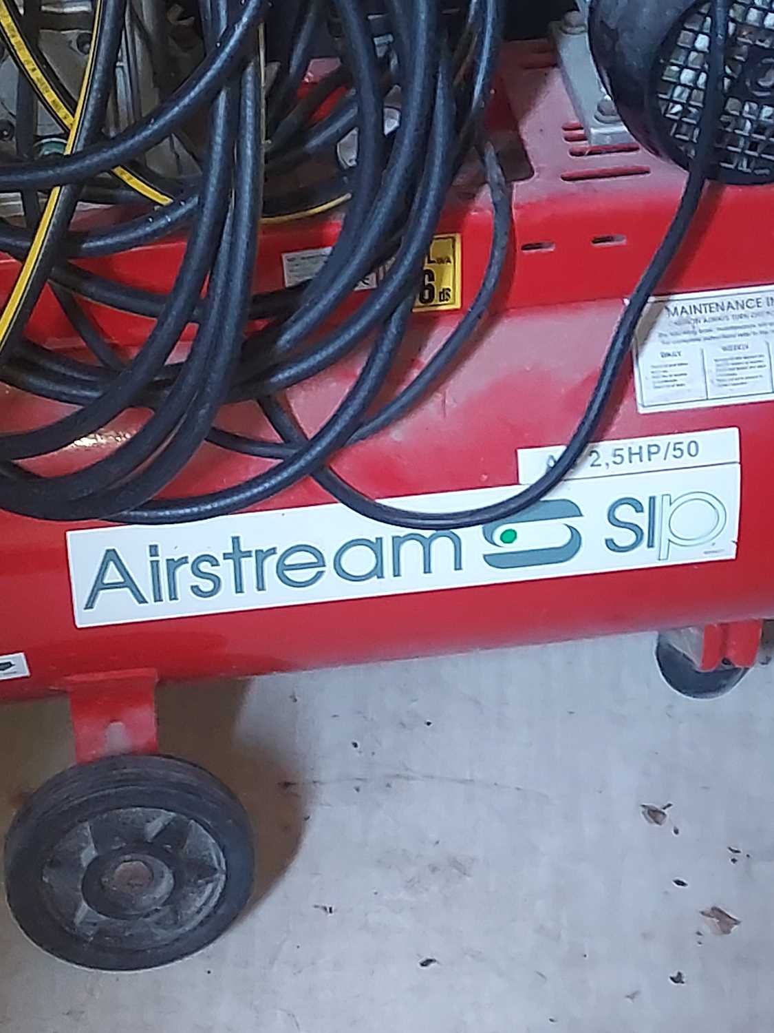 Lot 448 - A SIP Airstream 50l air compressor.