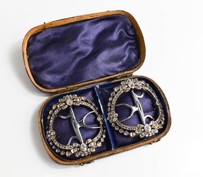 Lot 20 - A 18th century pair of Georgian silver and...