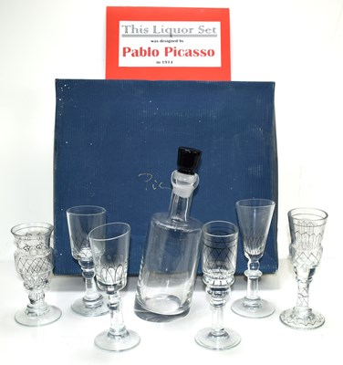 Lot 554 - A Pablo Picasso designed liquor set with six...