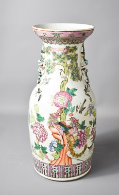 Lot 535 - A 19th century Chinese famille rose vase,...