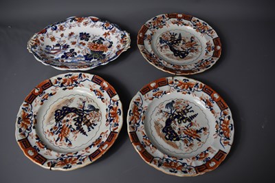 Lot 532 - A group of 19th century Masons Imari pattern...