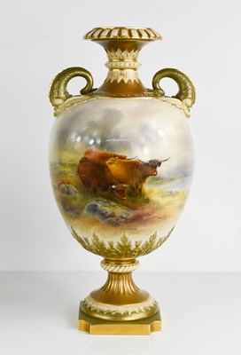 Lot 517 - A fine early Royal Worcester vase by John...