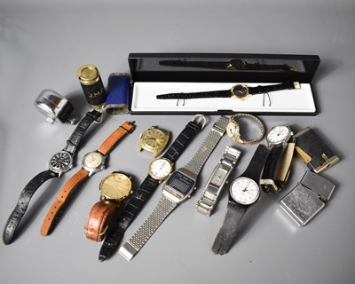 Lot 564 - A group of wristwatches to include a military...