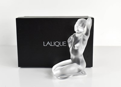 Lot 575 - A Lalique "Aphrodite" glass nude figure of a...