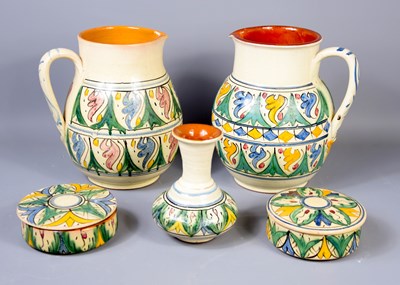 Lot 529 - A group of Syrian tin glazed earthenware...