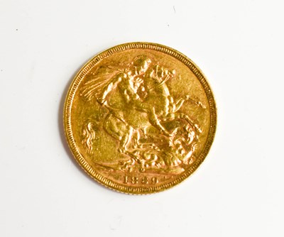 Lot 159 - A gold full sovereign, dated 1889.