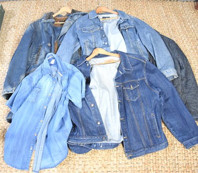 Lot 270 - A Tommy Hilfiger denim jacket together with...