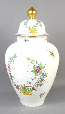 Lot 165 - A large lidded urn by Herend Porcelain Hungary,...