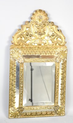 Lot 130 - A 19th century Venetian wall mirror, having...