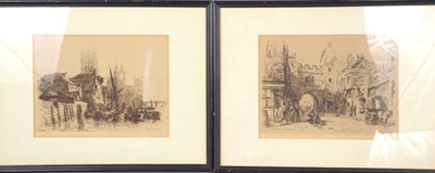 Lot 134 - Sir Ernest George(1839-1922) Two 19th century...
