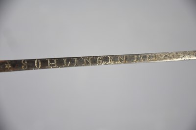 Lot 498 - A French late 18th century sword, of curved...