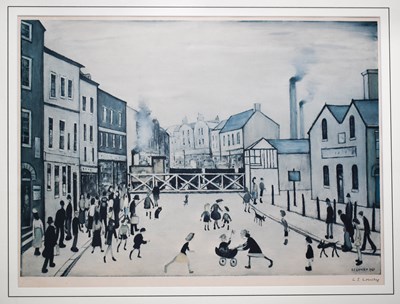 Lot 52 - LS Lowry, 20th century print, signed in pencil...