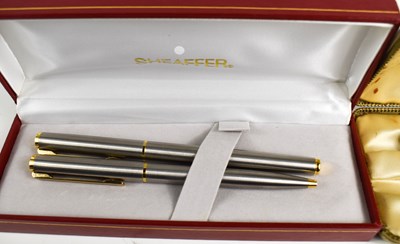 Lot 239 - Two Shaeffer ball point pens, in the original...