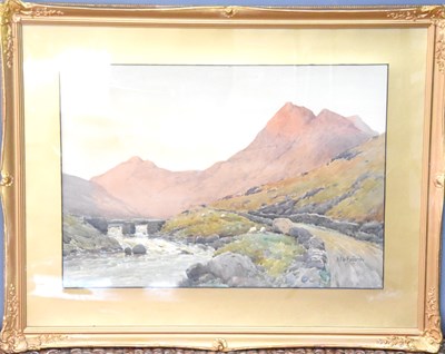 Lot 108 - Alfred de Breanski (1852-1928): Watercolour...