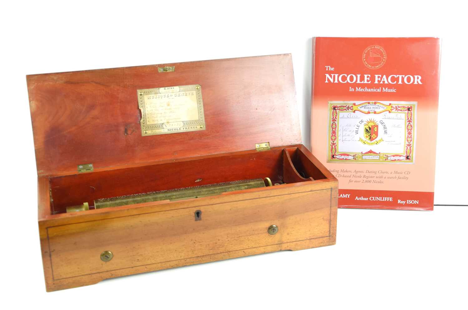 Lot 426 - A 19th century Nicole Freres musical box with...
