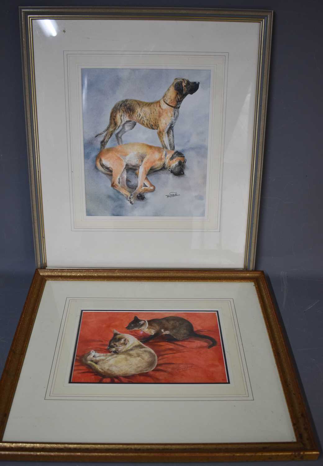 Lot 470 - Trevor Parkin (20th century): two watercolours...