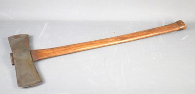 Lot 521 - A Canadian double headed woodmans axe with...