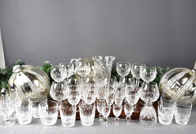 Lot 135 - A collection of Waterford glasses in the...