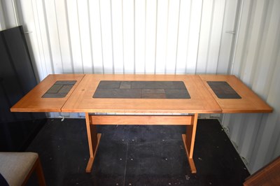 Lot 588 - A Mid-Century Gangso Mobler, tile top...
