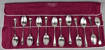 Lot 311 - A set of twelve Victorian silver dessert...