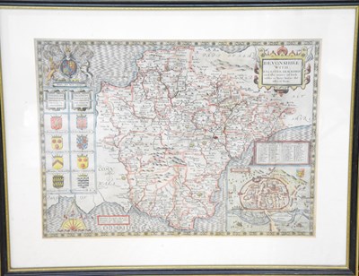 Lot 512 - John Speed: A hand-coloured engraved map of...