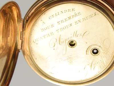 Lot 42 - A 19th century gold (tested as) pocket watch,...