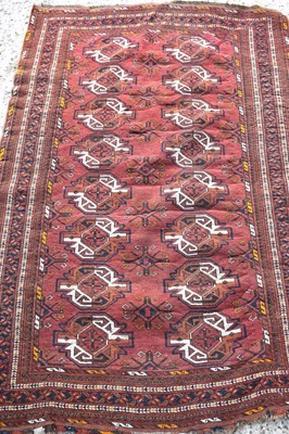 Lot 538 - An vintage double sided Kilim rug, with...