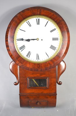 Lot 402 - A 19th century mahogany cased double fusee...