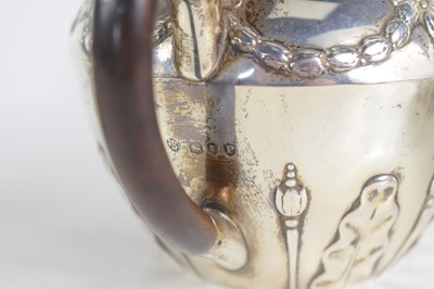 Lot 12 - A Victorian silver tea for one, comprising of...