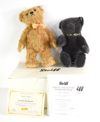 Lot 327 - A Steiff, Oakley, The Autumn Swarovski Bear,...