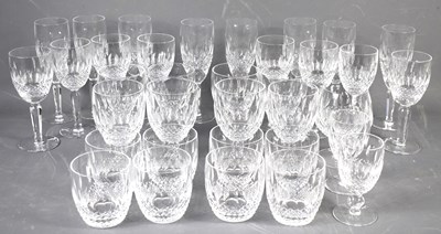 Lot 178 - A group of Waterford crystal glasses in the...